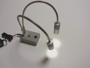 検査用の高照度顕微鏡フレキシブルアーム照明
